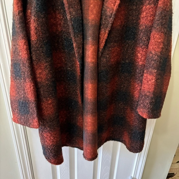 ➕ Ava & Viv Plaid Sherpa Coat Women’s Plus Size 2x - Picture 7 of 7